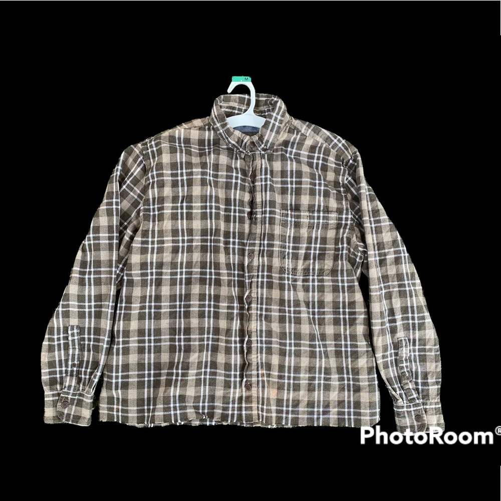 Brown flannel